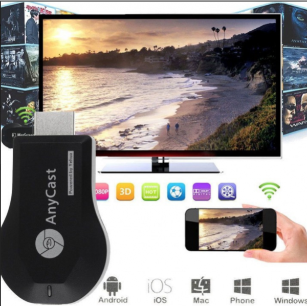 Беспроводной приемник для трансляции экрана AnyCast 9 Plus BLUETOOTH / WiFi (37753) - изображение 2