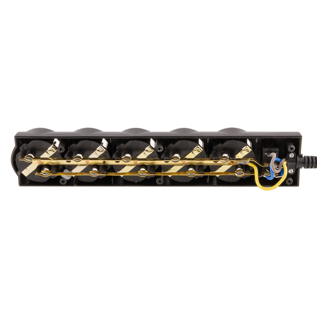 Фільтр живлення LogicPower 5 розеток 3м LP-X5 Premium Black (LP9584) - зображення 5
