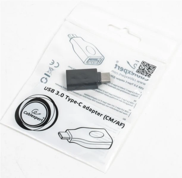 Adapter Cablexpert USB Type-C do USB 3.0 Type-A (M) Czarny (A-USB3-CMAF-01) - obraz 5