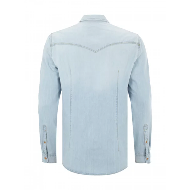 Джинсова сорочка Tom Tailor Denim 2029205.09.12 блакитна, Розмір M - зображення 4