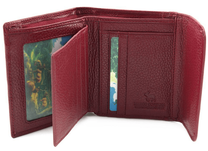Женский кошелек из кожи Marco Coverna 12х10х2,5 см (acs0024526) - Фото 2 Женский кошелек из кожи Marco Coverna 12х10х2,5 см (acs0024526) - изображение 2