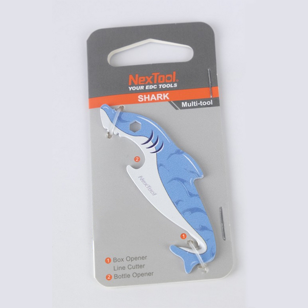 Мини-Мультитул NexTool EDC box cutter Shark KT5521Blue (A-015761) - изображение 6