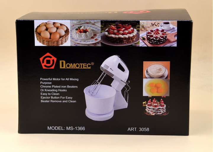 Миксер с чашей Domotec MS-1366 мощность 200 вт 7 скоростей - изображение 3