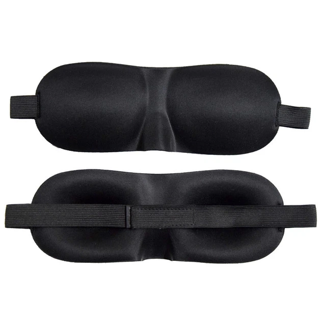 Маска для сна с широкой резинкой Silenta 3D Black (171050) - изображение 2
