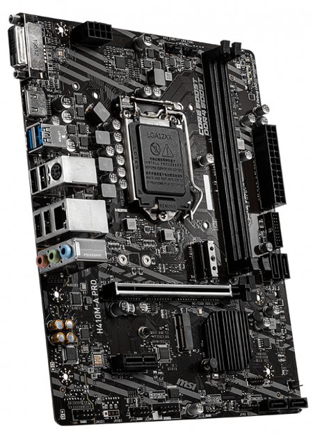 Материнская плата MSI H410M-A Pro (s1200, Intel H410, PCI-Ex16