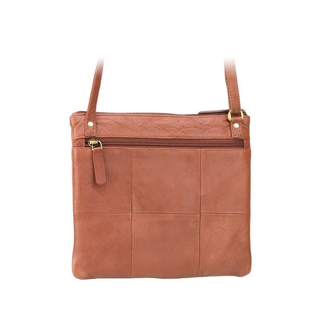Женская кожаная сумка Visconti 18608/A Slim Bag Brown (18608 BRN) - изображение 2