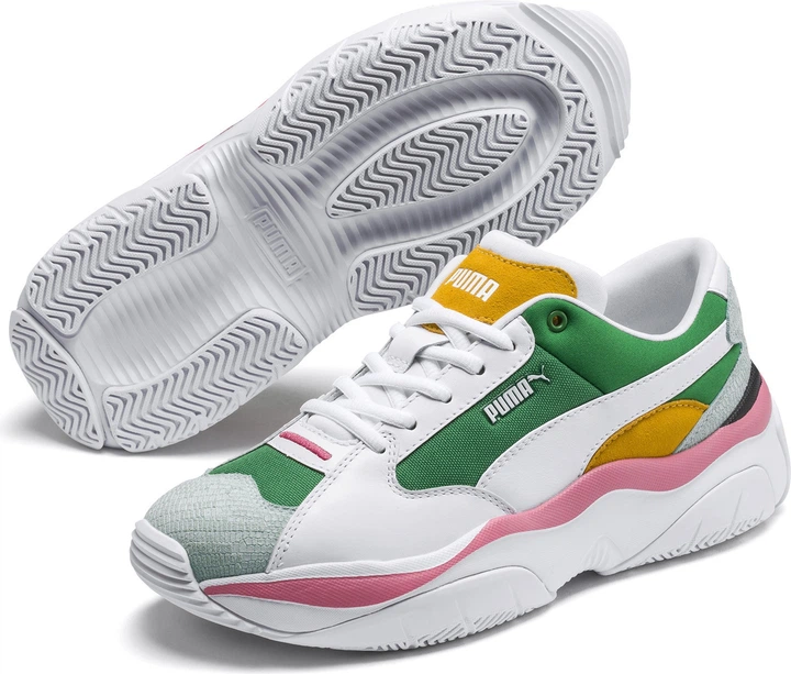 Женские кроссовки Puma Storm.Y Colour Block Wn S 37173101 36 (3.5) 22.5 см  Amazon Green-White (4062451733360) – Оригинальная обувь | ROZETKA