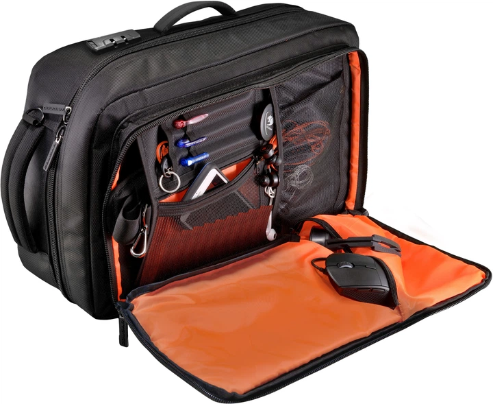 Рюкзак для ноутбука Cougar Fortress 15.6" Black/Orange - Фото 5 Рюкзак для ноутбука Cougar Fortress 15.6" Black/Orange - зображення 5