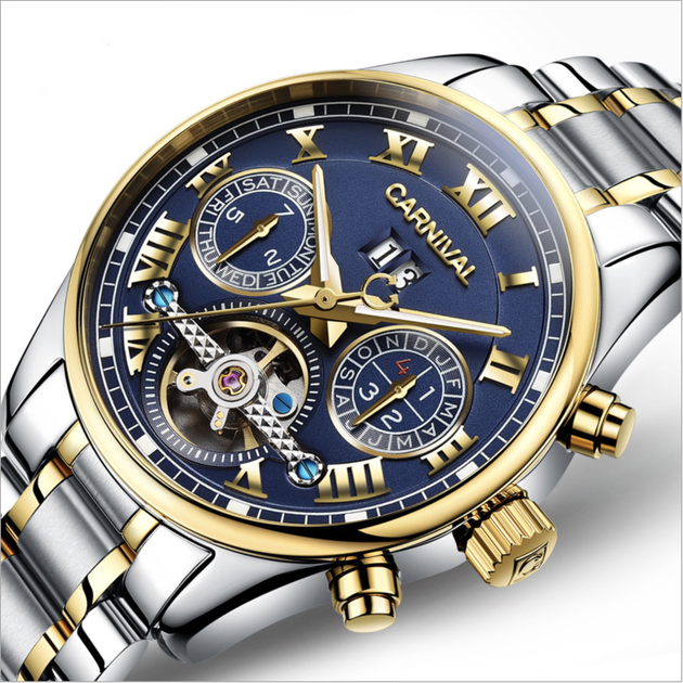 時計 Carnival 8128G Мужские Carnival Мужские часы Carnival Multi-Functions Blue 8728G