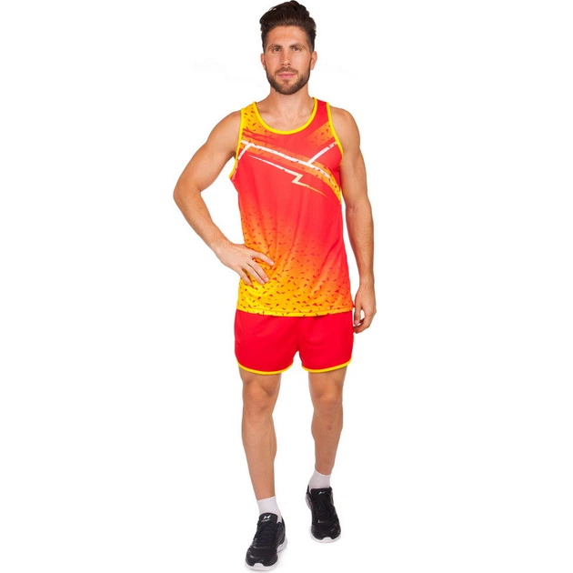 Форма для легкой атлетики мужская Zelart Lidong 8309 размер 4XL (180-185см) Red-Yellow - Фото 5 Форма для легкой атлетики мужская Zelart Lidong 8309 размер 4XL (180-185см) Red-Yellow - изображение 5