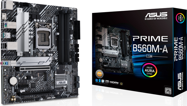 Материнская плата Asus Prime B560M-A (s1200, Intel B560, PCI