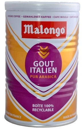 Кофе Malongo gout Italien молотый ж/б 250 г - Фото 1 Кофе Malongo gout Italien молотый ж/б 250 г - изображение 1