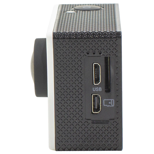 Екшн-камера Lesko F60R White LCD 2" Waterproof 30М 4K Ultra HD Wi Fi HDMI 900mAh пульт бокс Action camera - зображення 5