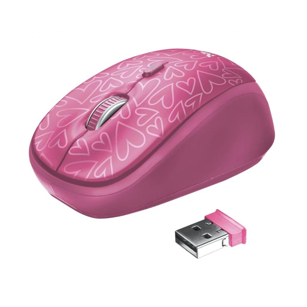 Чехол для ноутбука Trust Yvo Mouse & Sleeve 15.6" Pink+ mouse (23443 ...