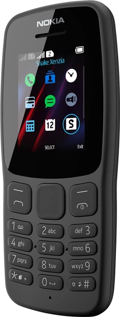 Telefon komórkowy Nokia 106 TA-1114 (2018) DualSim 3G Black (6438409024428) - obraz 4