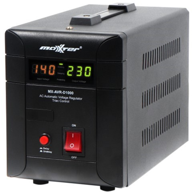 Стабилизатор напряжения Maxxter 1000 ВА (MX-AVR-D1000-01) – фото ...