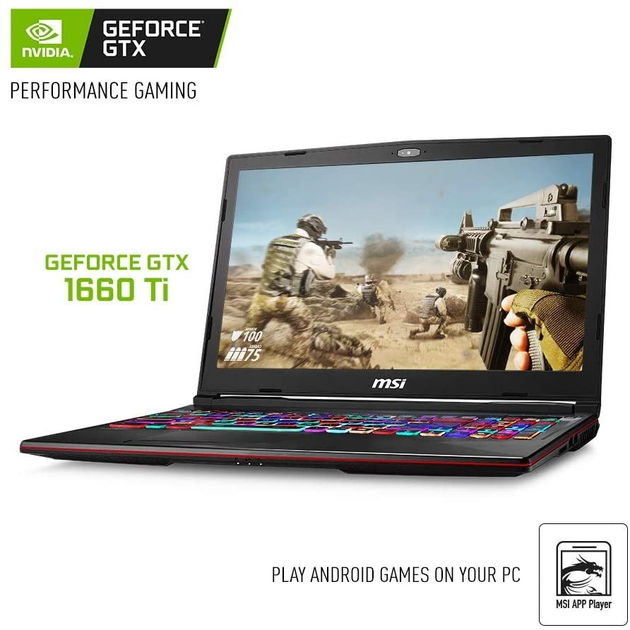 Ноутбук MSI GL63 9SDK GAMING (GL639SDK-614US) Black – фото, отзывы ...