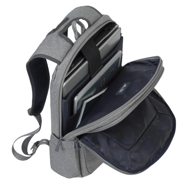 Рюкзак для ноутбука RivaCase 15.6 7760 Grey (7760Grey) - Фото 4 Рюкзак для ноутбука RivaCase 15.6 7760 Grey (7760Grey) - зображення 4