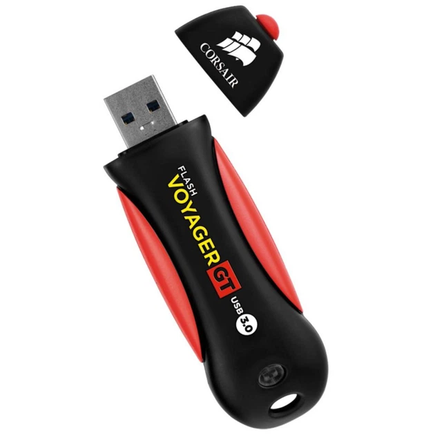 USB флеш накопичувач Corsair 64GB Voyager GT USB 3.0 (CMFVYGT3C-64GB) - Фото 3 USB флеш накопичувач Corsair 64GB Voyager GT USB 3.0 (CMFVYGT3C-64GB) - зображення 3
