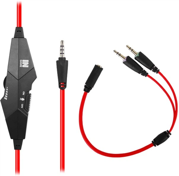 Навушники Gemix N1 Black-Red - зображення 4
