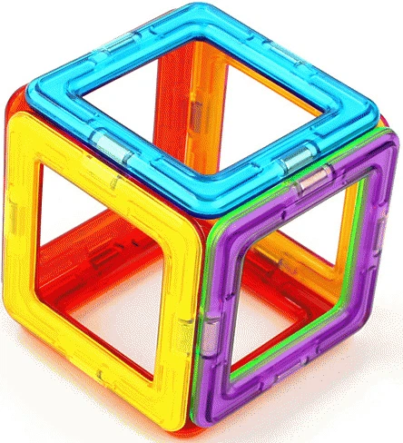 Klocki magnetyczne Magformers Podstawowy zestaw 14 elementów (701003) (8809134361092) - obraz 7