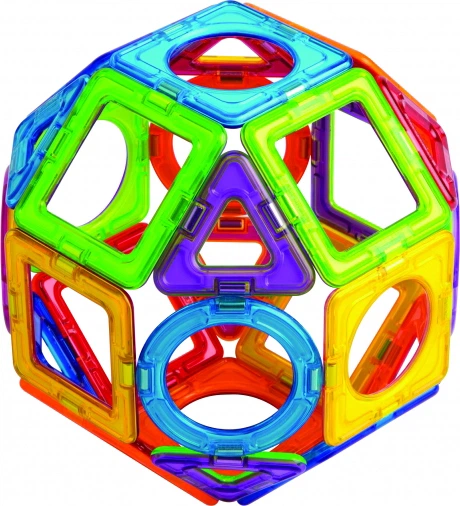 Klocki magnetyczne Magformers Basic Plus 26 elementów (715014) (8809465534578) - obraz 3