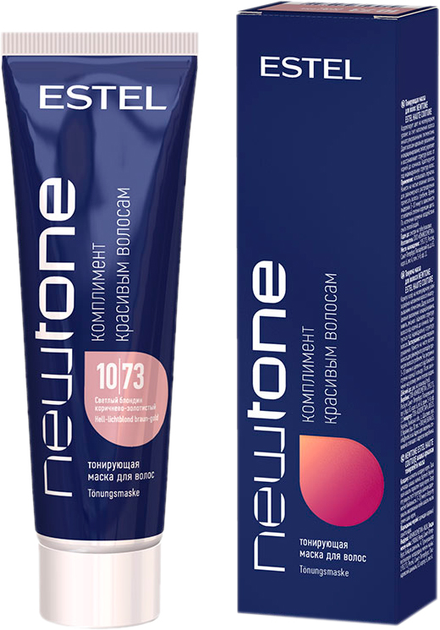 Тонирующая маска для волос Estel Professional Newtone 10/73 Светлый ...