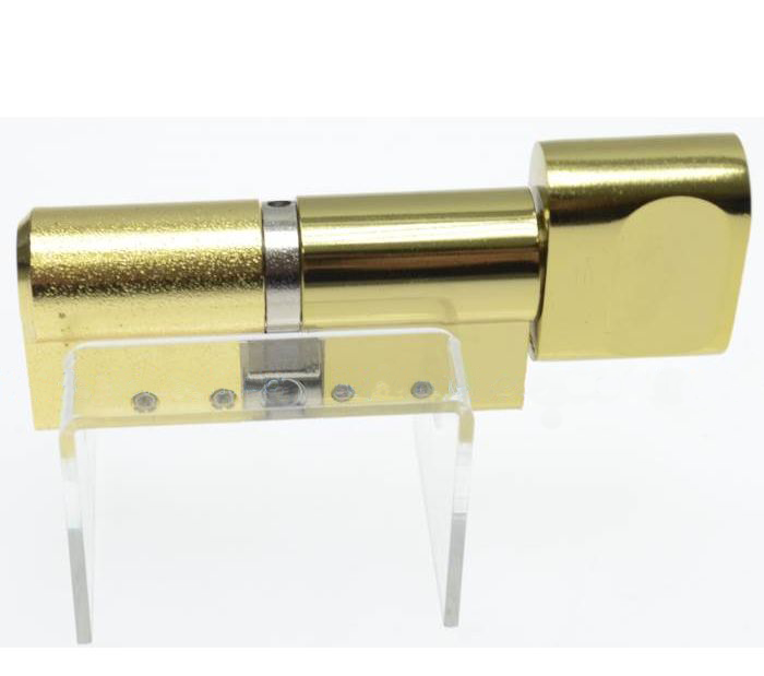 Цилиндр Abloy Protec2 HARD 118 мм (62х56T) ключ/тумблер латунь - изображение 6