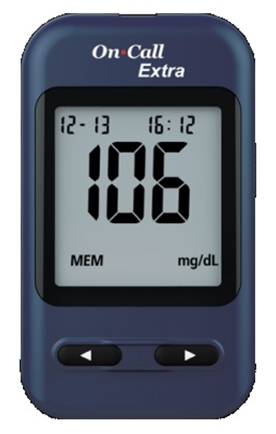 Глюкометр для визначення рівня глюкози в крові On Call Extra Acon (Він Колл Екстра) - зображення 2
