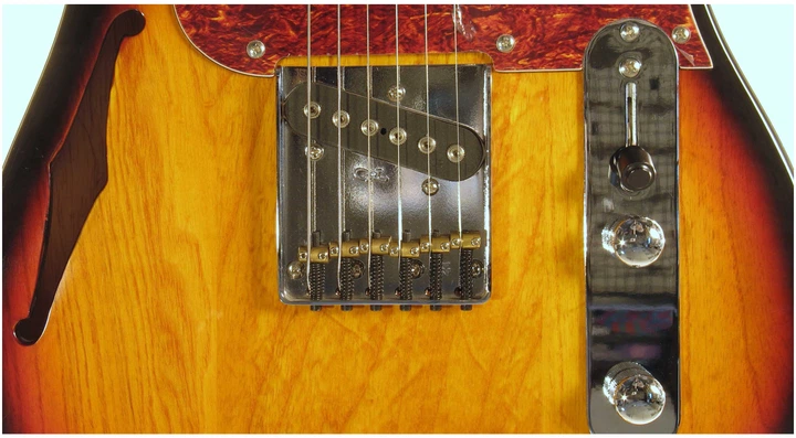Электрогитара G&L TRIBUTE ASAT CLASSIC SEMI-HOLOW - изображение 5