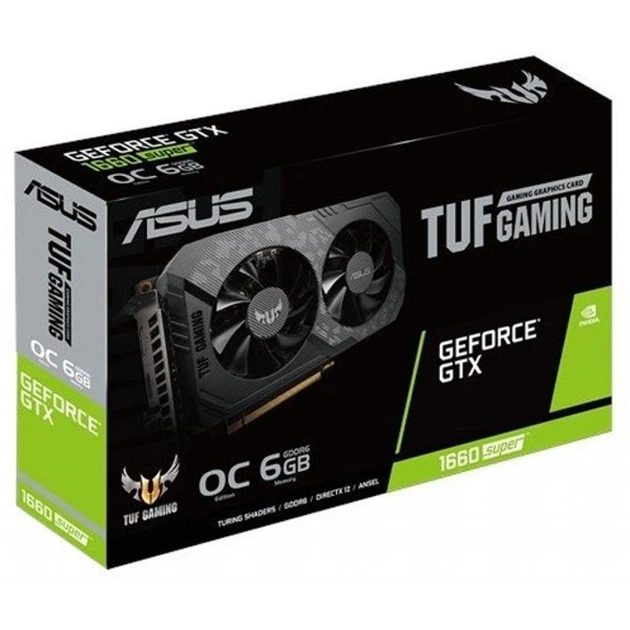 Видеокарта ASUS GeForce GTX1660 SUPER 6144MB TUF OC GAMING (TUF-GTX1660S-O6G-GAMING) - Фото 7 Видеокарта ASUS GeForce GTX1660 SUPER 6144MB TUF OC GAMING (TUF-GTX1660S-O6G-GAMING) - изображение 7