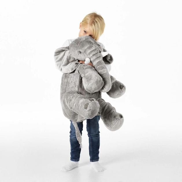 М'яка іграшка Слон BabySweet 60 см іграшка подушка Grey (77127160-FL) - зображення 2