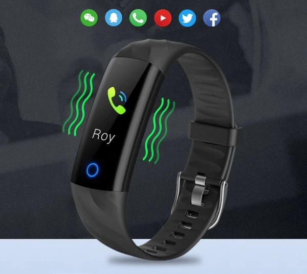 Фітнес браслет Smart Band MX S5 Тонометр Чорний (SBS5TBK) - зображення 8