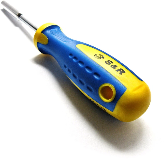 Отвертка-держатель бит S&R 1/4" 100 мм (250587100) - Фото 3 Отвертка-держатель бит S&R 1/4" 100 мм (250587100) - изображение 3