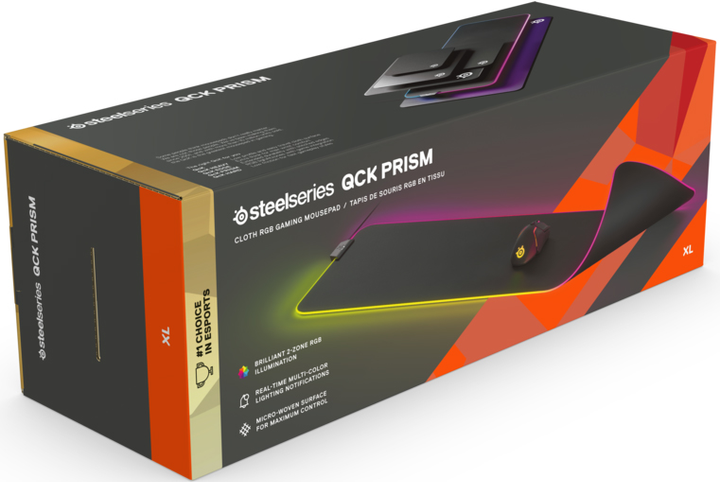 Игровая поверхность SteelSeries QcK Prism Cloth Speed Control (SS63826) - изображение 4