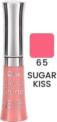 Блеск для губ Quiz Glance Shine lipgloss Глянцевый 65 Sugar Kiss 7 мл (5906439014944) - Фото 1 Блеск для губ Quiz Glance Shine lipgloss Глянцевый 65 Sugar Kiss 7 мл (5906439014944) - изображение 1