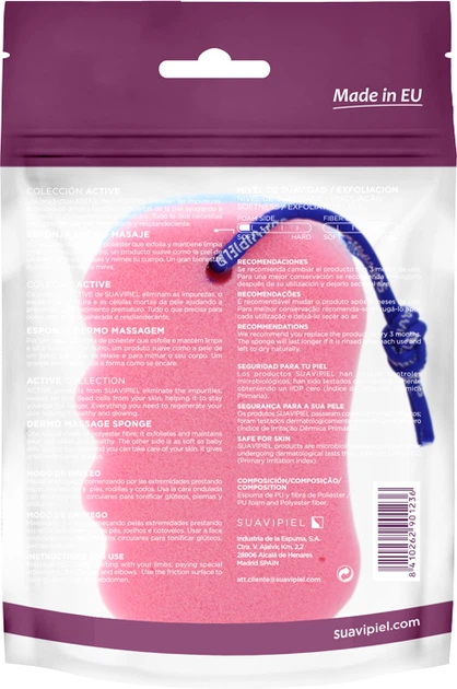 Gąbka do masażu Suavipiel Active Dermo Massage Sponge (8410262901236) - obraz 5