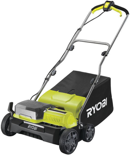Аэратор-скарификатор Ryobi One+ RY18SFX35A-240 18В 35 см, 55 л (АКБ 2х4 А·час и ЗУ) (5133004549) 