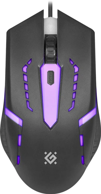 Mysz gamingowa przewodowa DEFENDER Flash MB-600L USB Czarna (52600) - obraz 3