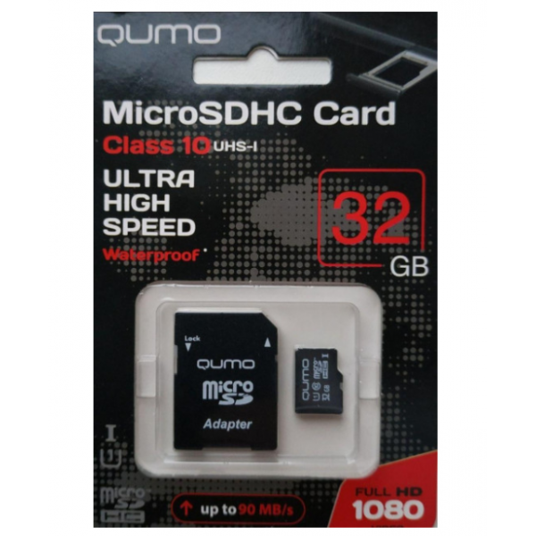 Карта памяти MicroSD GRB Qumo 32 GB в телефон видеорегистратор магнитолу Флешка TF карта - изображение 3