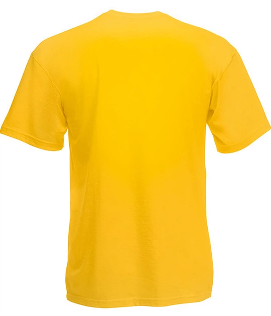 Футболка Fruit of the Loom Valueweight Солнечно Желтый 092 (061033034092) - изображение 2