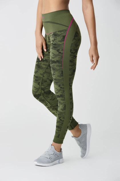 Леггинсы женские SPAIO Inforce Camouflage L зеленый милитари - Фото 1 Леггинсы женские SPAIO Inforce Camouflage L зеленый милитари - изображение 1