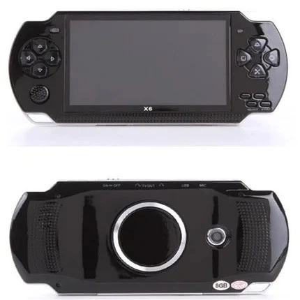 Портативная игровая консоль PSP X6 4.3" 8Gb со встроенными ретро играми - изображение 2