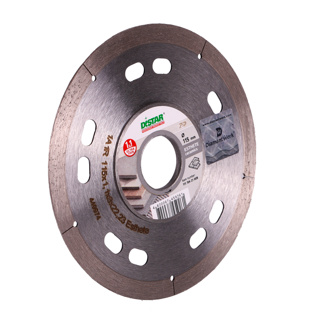 Круг алмазный отрезной Distar 1A1R 115x1,1x8x22,23 Esthete (11115421009) - изображение 2