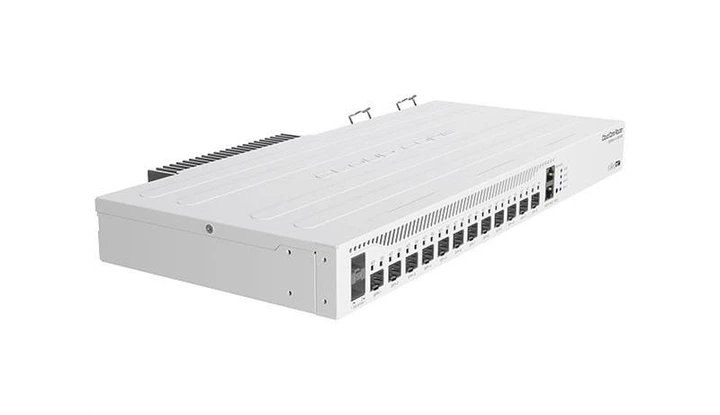 Маршрутизатор MikroTik CCR2004-1G-12S+2XS, 4-ядерный процессор AL32400, 12 портов 10G SFP+, 2 порта 25G SFP28, для монтажа в 19" стойку(DL_AEC1A7D7A691) - Фото 6 Маршрутизатор MikroTik CCR2004-1G-12S+2XS, 4-ядерный процессор AL32400, 12 портов 10G SFP+, 2 порта 25G SFP28, для монтажа в 19" стойку(DL_AEC1A7D7A691) - изображение 6