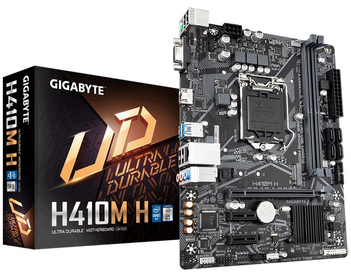 Материнская плата Gigabyte H410M H (s1200, Intel H410, PCI-Ex16) - изображение 4