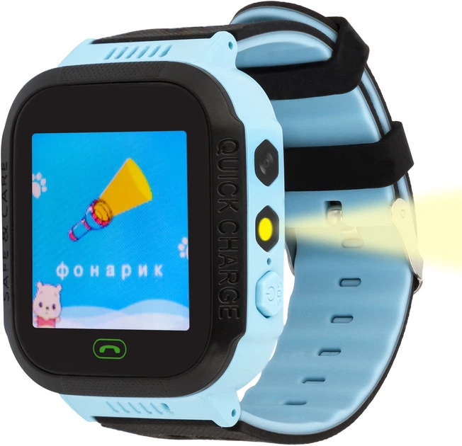 Смарт-часы Discovery iQ4300 Camera LED Light GPS Blue - изображение 4