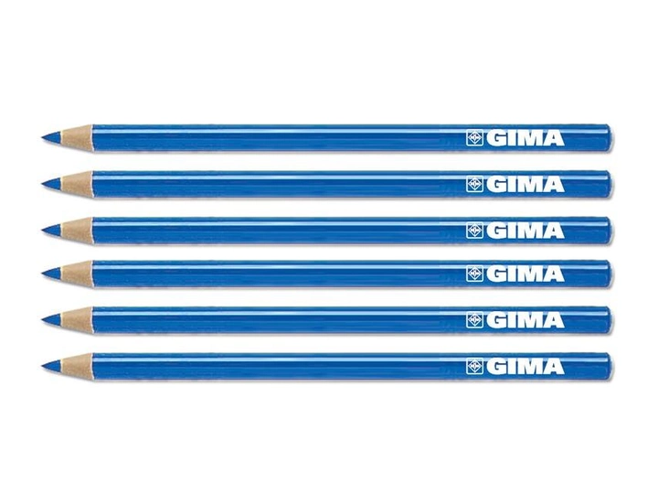 Олівець Gima Dermatograph на восковій основі для нанесення розмітки та ескізу макіяжу № 6 Синій (mpm_00339) - зображення 1