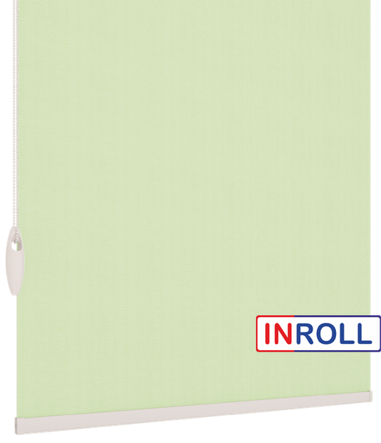 Ролета тканевая INROLL Есо-Mini 90х185 см Camila Светло-зеленый Бамбук A611 - изображение 4