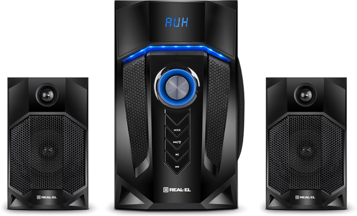 Акустична система Real-El M-350 Black (EL121300006) - зображення 2
